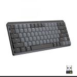 Logitech MX Mechanical Mini Minimalist Wireless Illuminated Keyboard – Graphite (US Intl, Tactile Switches)