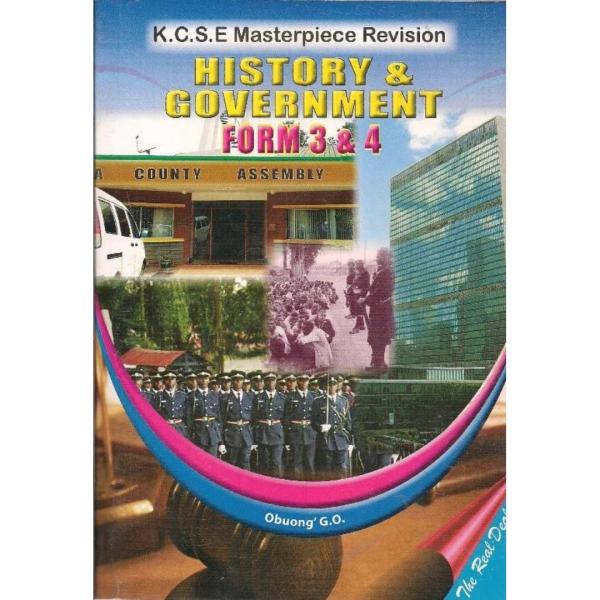 KCSE Masterpiece Revision History F3&4
