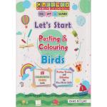 Queenex: Let's Start Pasting & Colouring Birds